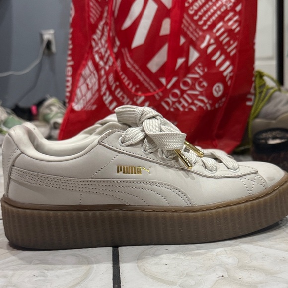 Puma Cream Platform Sneakers - Picture 4 of 5